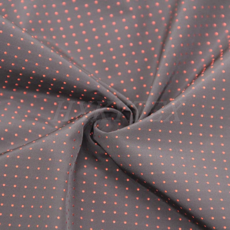 Polyester Memory Fabric with DOT Dobby for Men_s Jacket